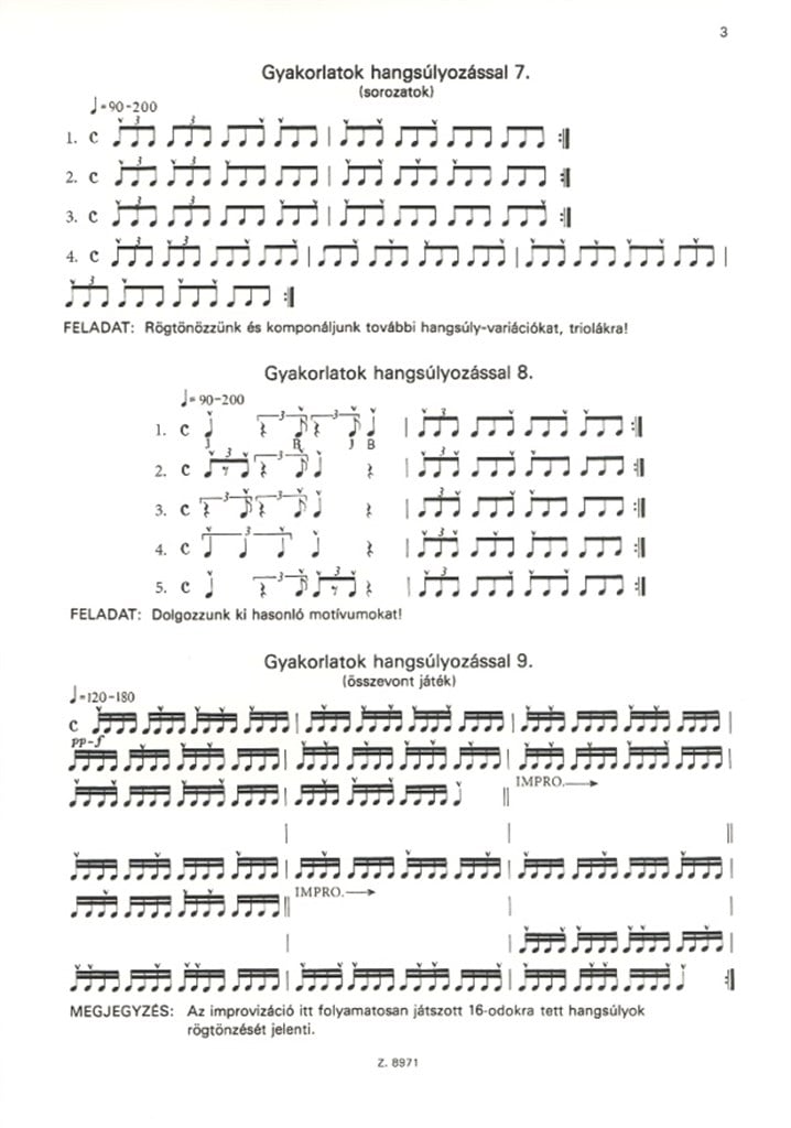 Ritmusjáték es Jazzdobolas IV